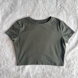 Wild Fable Sage Green Crop Top